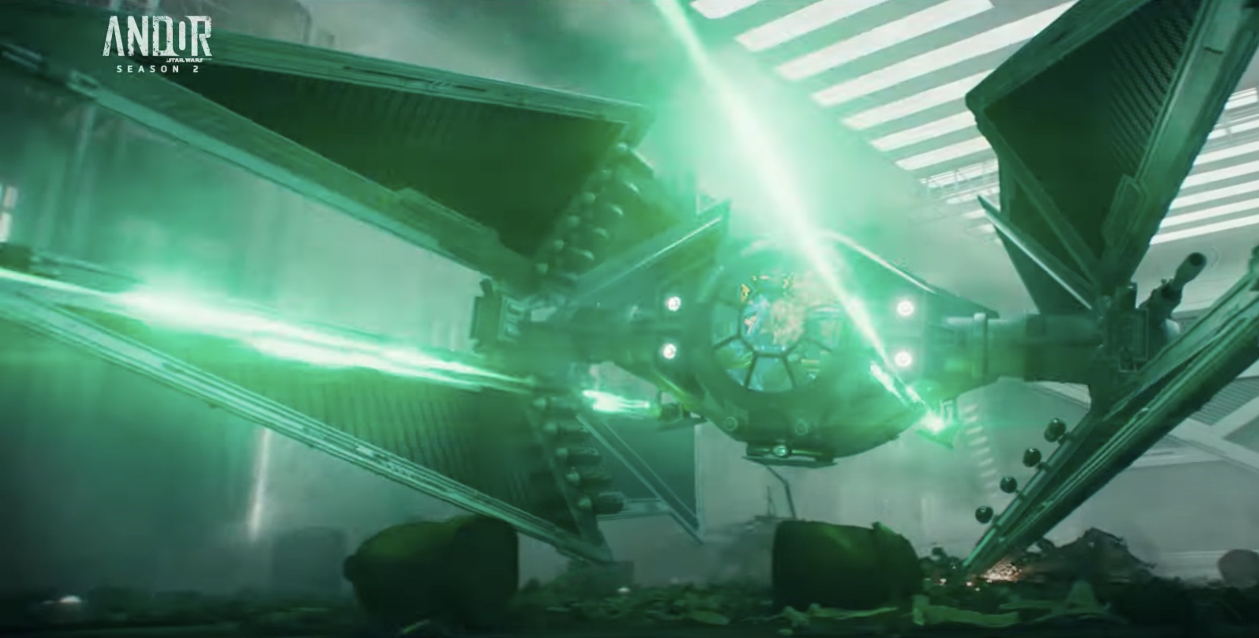 CLIP rich in Andor’s action sees Cassian sweeping away Stormtrooper in a tie fighter CLIP rich in Andor’s action sees Cassian sweeping away Stormtrooper in a tie fighter